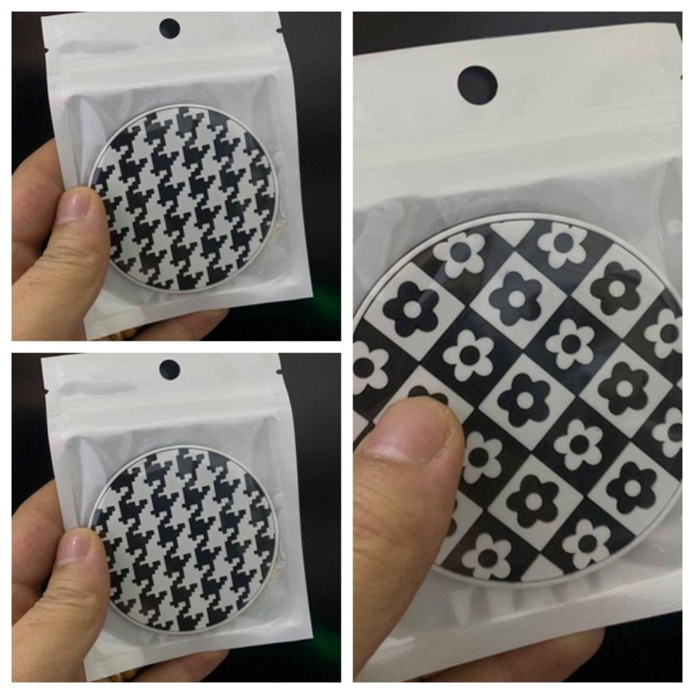 Houndstooth Auto Cup Holder Heat Resistance Water Cup Cushion Car Mug Coaster Decor Accessories