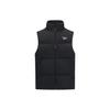Solid Color Zip Stand Collar Down Vest Unisex Vests Black 23FRC273UGH0