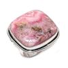 Rhodochrosite Gemstone Handmade 925 Sterling Silver Jewelry Ring Size 7.5 Q1r66