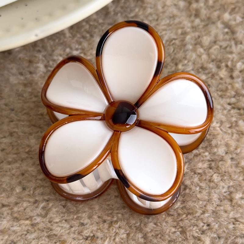 Акриловый цветок заколка для волос винтажная мода заколка для волос женские головные уборы шпилька краб зажим заколка для волос для девочек аксессуары для волос подарки