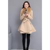 Autumn and Winter Woolen Women's Coat Sweater Collar Coat Korean Version Body Sculpting Jacket