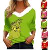 Long Sleeve Shirts For Women Cute Tops Christmas Prints Tees Blouses Casual Plus Size Basic Tops Pullover