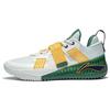 New LiNing Rage Cushioned Slip Resistant Low Top Basketball Shoes Men's White Yellow ABFT019-4
