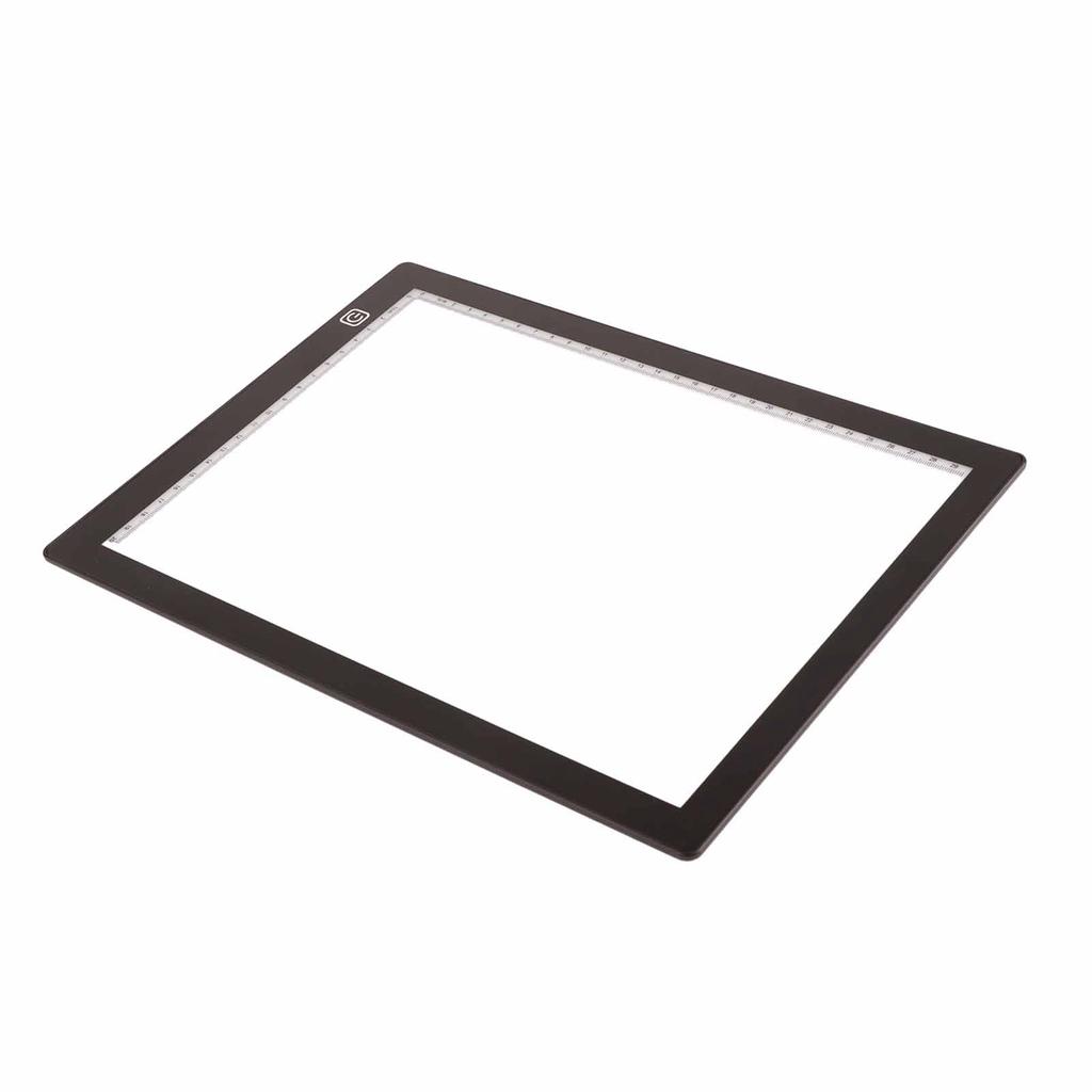 Copy Board A4 LED Light Transparent Animation Art Portable Drawing Tool A4‑J02 Hemming