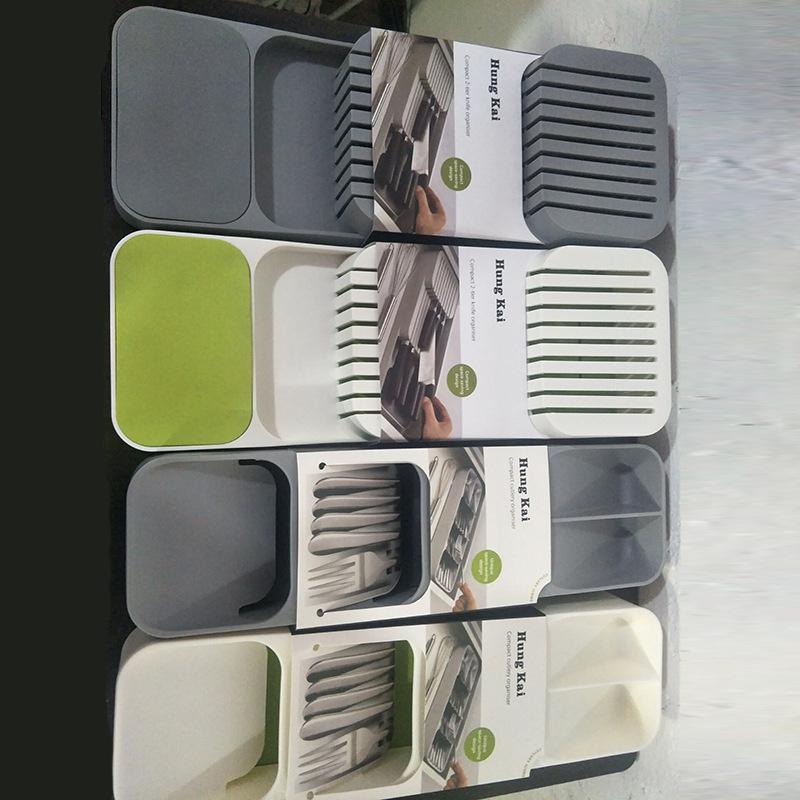 Расширяемый лоток-органайзер для кухонных ножей