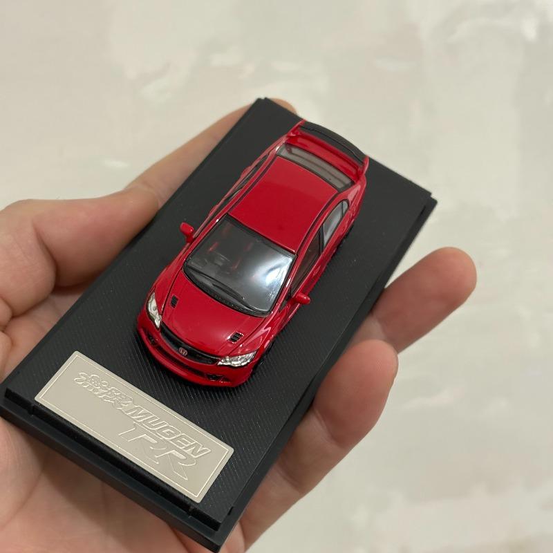 Micro Turbo MT 1/64 CIVIC FD2 Mugen RR Классический Красный Сплав Моторный Транспорт Diecast Модели Автомобильные Игрушки Коллекция Подарки для Мальчиков