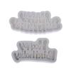 1Pc Silicone 3D Happy Birthday Mold DIY Ice Jelly Chocolate Mould English Letter Mold Bake Birthday Cake Decor Tool Mould