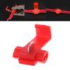 New Auto 10 Pcs 2 Pin T Shape Wire Cable Connectors Terminals Crimp Scotch Lock Quick Splice Car Audio Kit Clip Tool