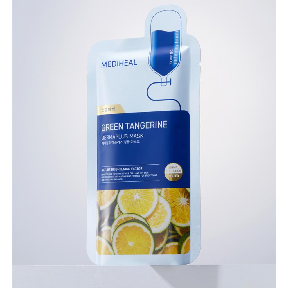 Маска Mediheal Derma Plus с зеленым мандарином