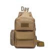 Outdoor Tactical Chest Bag with Water Bottle Holder & Charging Port