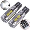 2шт T10 Белый 5630 LED 194 W5W 10 SMD Canbus Безошибочная автомобильная боковая клиновидная лампочка