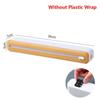 2in1 Plastic Wrap Dispenser Cling Film Dispenser Cutter Saran Wrap Dispenser Aluminum Foil Paper Kitchen Tool ARI