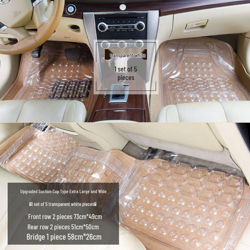 Экологичный Прозрачный Нескользящий Водонепроницаемый Коврик для Пола Автомобиля