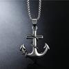 Прыгучий Характер Мужская Подвеска Ожерелье Хип-Хоп Якорь Титановая Сталь Подвеска Свитер Цепочка Женские Модные Аксессуары Украшение