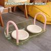 Anti-flip Pet High Footed Bowl Non-Slip Elevated Pet Feeder Bowl  Dog Accessories