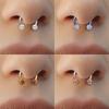 Lip Piercing Retainer Men Gifts Women Piercing Nose Ring Body Jewelry Stainless Steel Septum Rings