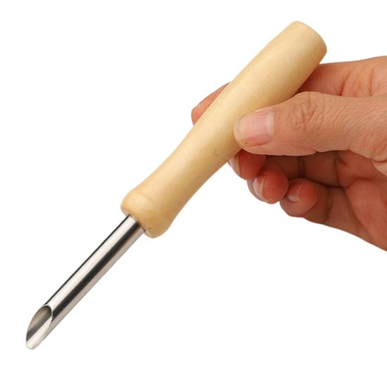 4 шт. Пробойник для соломинки, пробойник для отверстий в крышке стакана для лимонада, для соломинки, из нержавеющей стали, пробойник для отверстий для соломинки, инструмент для пробивания крышки стакана