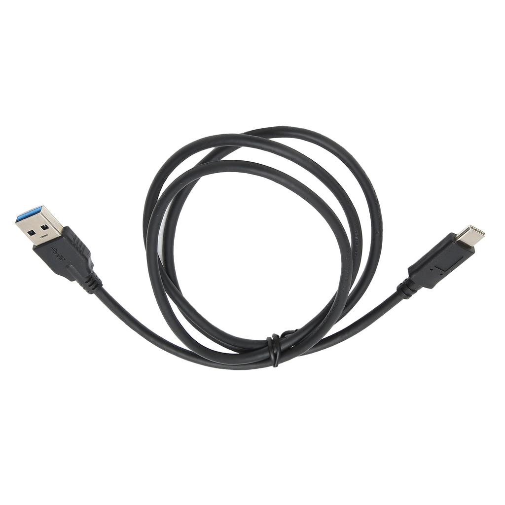 Зарядный кабель Черный ПВХ 1 метр Быстрая скорость TypeC USB3.1 на USB3.0 Зарядный шнур