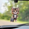 Cat Acrylic Playful Car Accessory Unique Home Decor And Backpack Charm For Cat Lovers