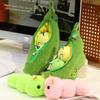 Креативная имитация эдамаме, подушка-игрушка, плюшевая игрушка эдамаме, кукла-младенец, детская успокаивающая тряпичная кукла, подарок на день рождения для девочки
