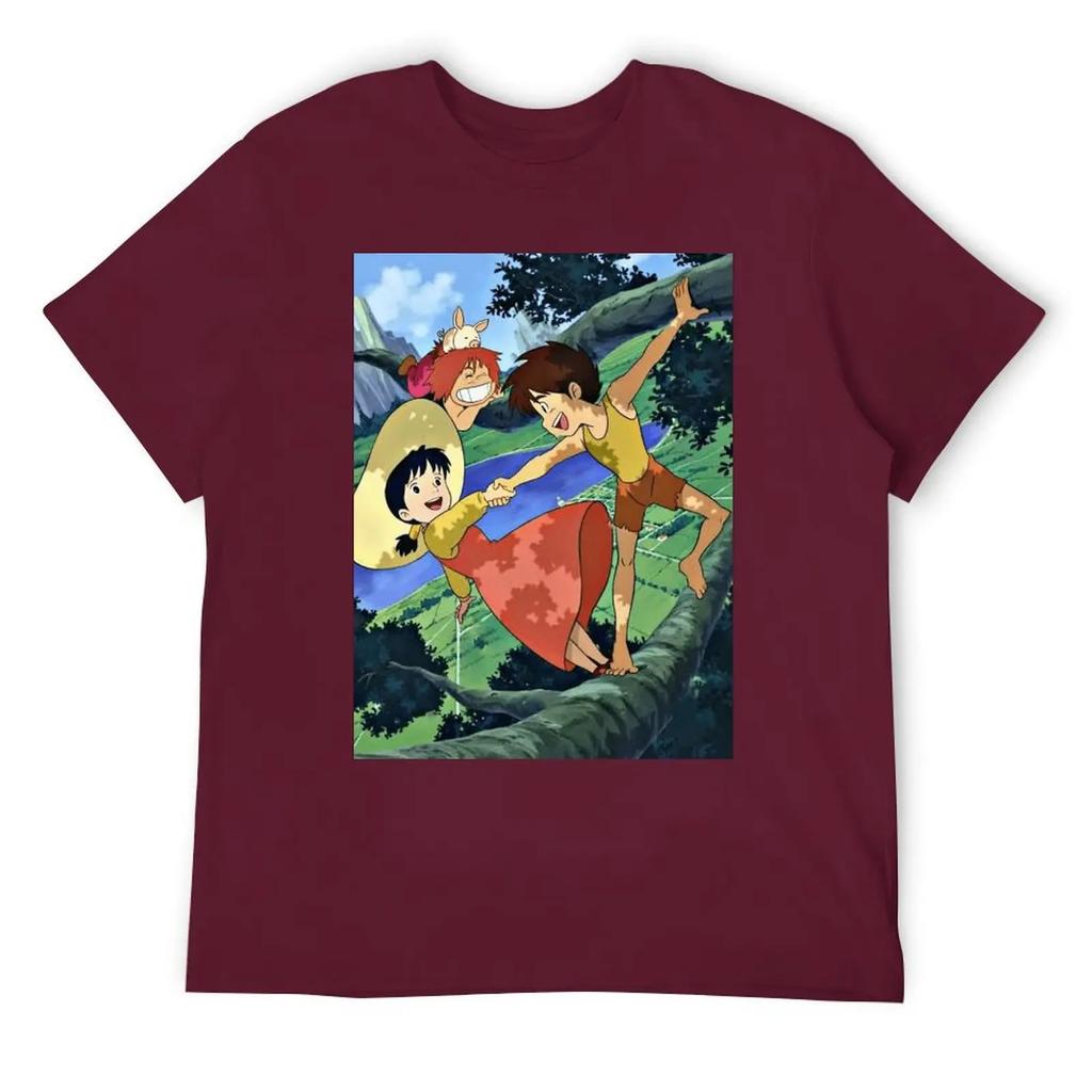 Jimsy Future Boy Conan Character In A Sci Top Tee Novelty T-shirt Harajuku  Sport  Funny Novelty Home Eur Size