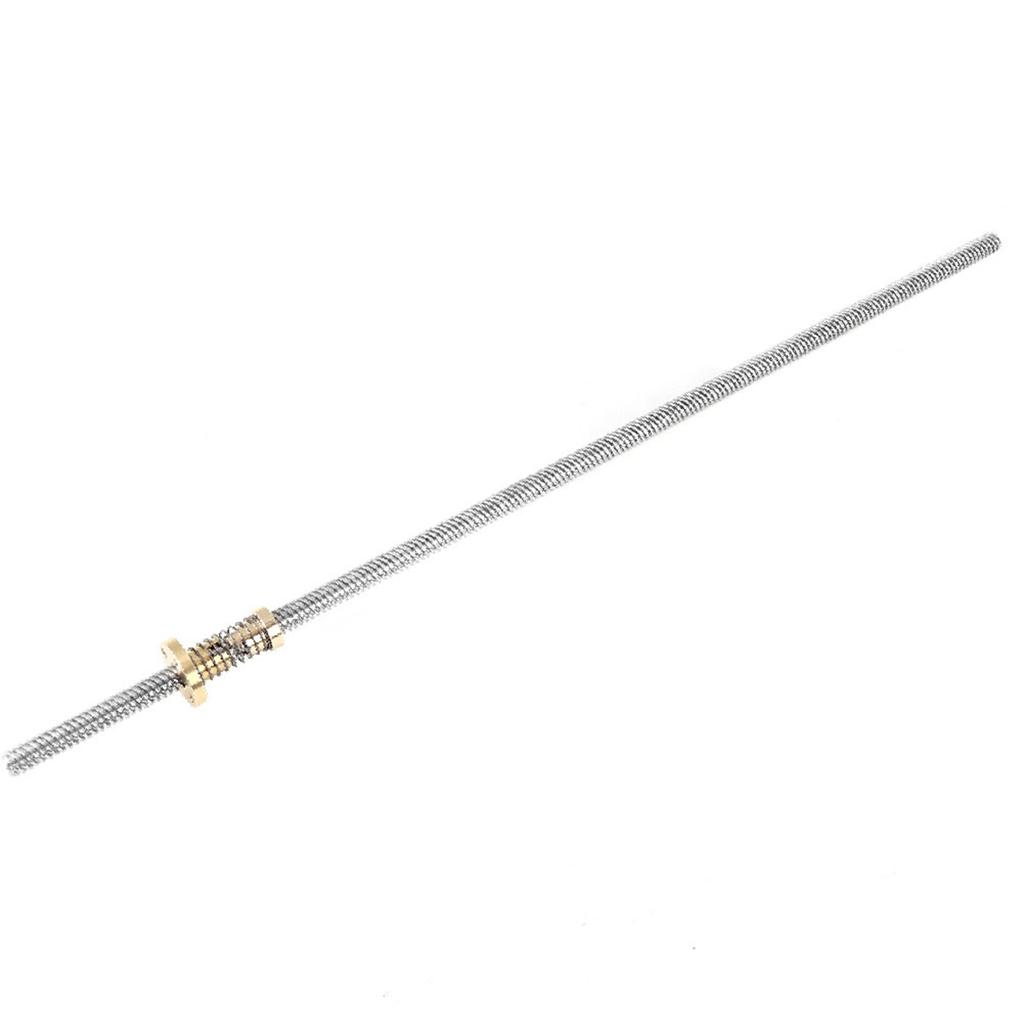 Винт с резьбой T8 с подпружиненной гайкой с защитой от люфта для 3D-принтера (400мм)