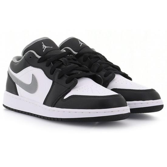 Air Jordan 1 Low Черный Средний Серый Jordan 1 AJ1 Черный Средний 553560-040