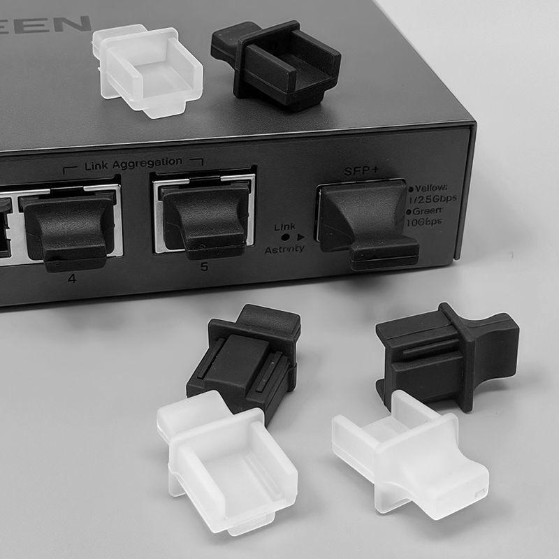 Пылезащитные колпачки для портов RJ45, защитные колпачки для портов Ethernet LAN, защита от пыли для сетевого коммутатора/маршрутизатора/концентратора/компьютера, заглушка для гнездового порта