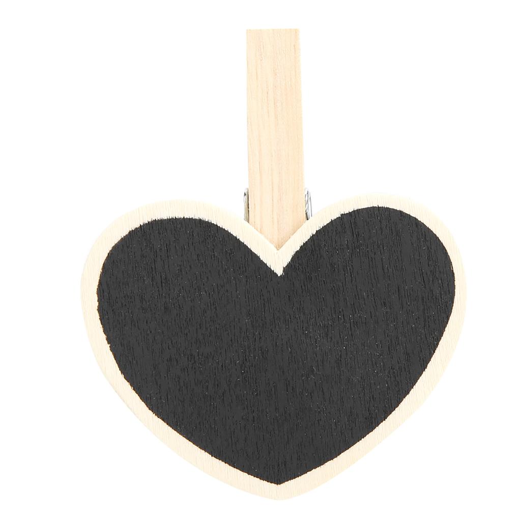 50Pcs Blackboard Clip Plant Label Wooden Message Board Marking Tool for