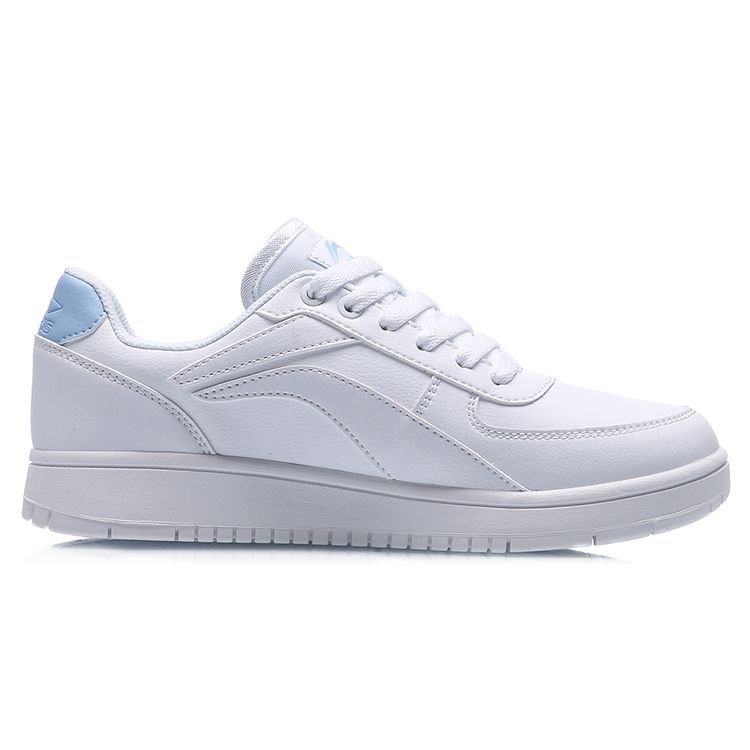 Li-Ning Кроссовки для скейтбординга женские, низкие, цвет белый, синий AGCP422-4