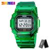 SKMEI 1999 Многофункциональные Наручные Часы с Отображением Даты reloj hombre Подсветка Дисплея Секундомер Цифровые Часы Мужские 5 Бар Водонепроницаемые