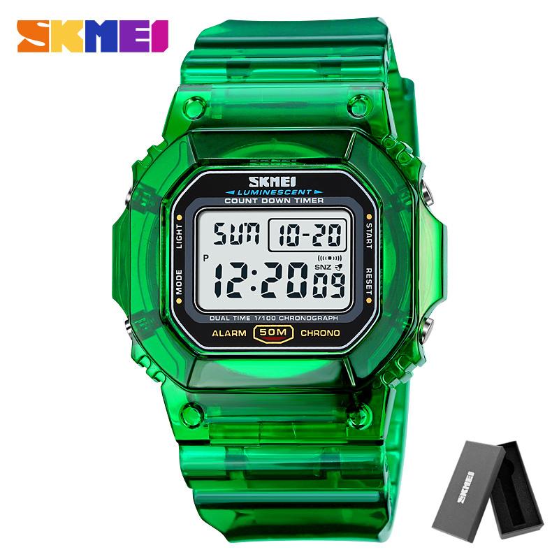 SKMEI 1999 Многофункциональные Наручные Часы с Отображением Даты reloj hombre Подсветка Дисплея Секундомер Цифровые Часы Мужские 5 Бар Водонепроницаемые