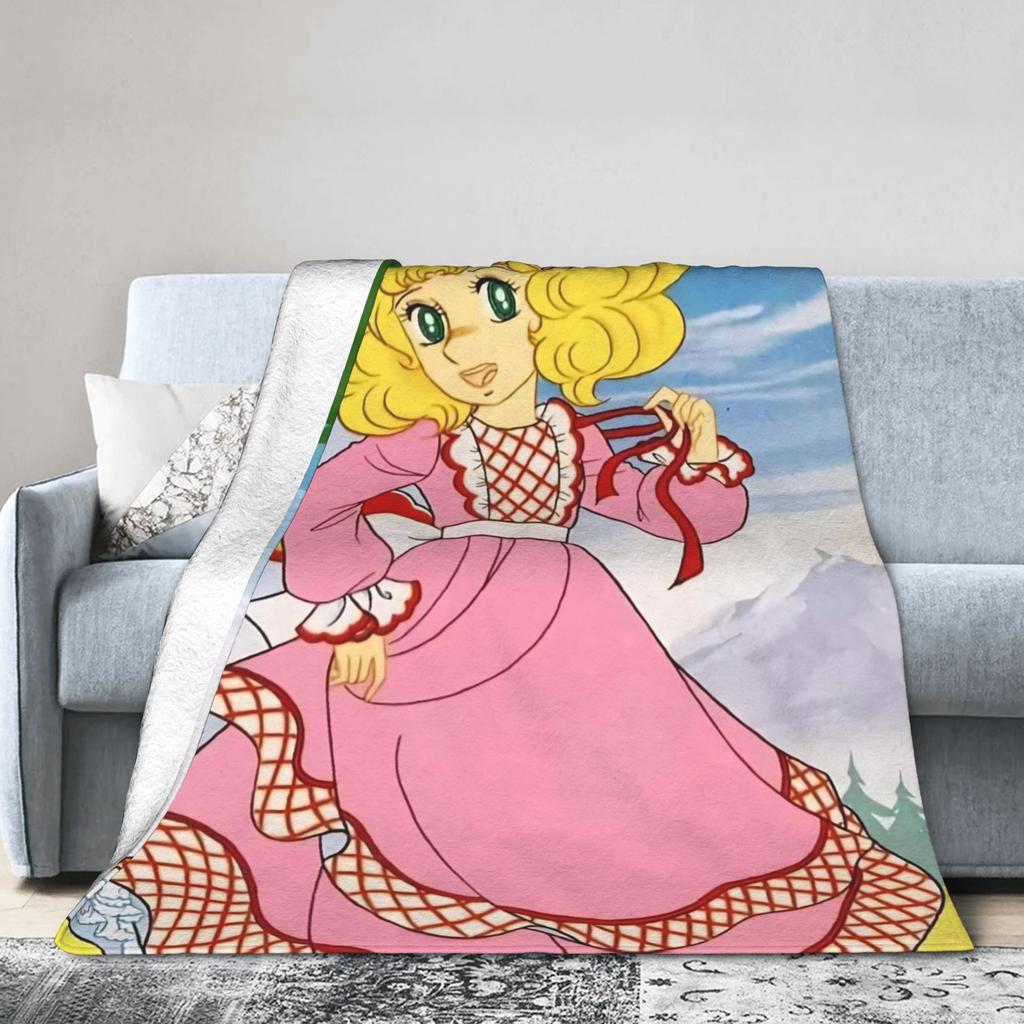Одеяла Candy Candy Теплое Мягкое Пушистое Плюшевое Одеяло-Плед Для Девочек Мальчиков Домашний Декор Фланелевое Покрывало Покрывало На Кровать