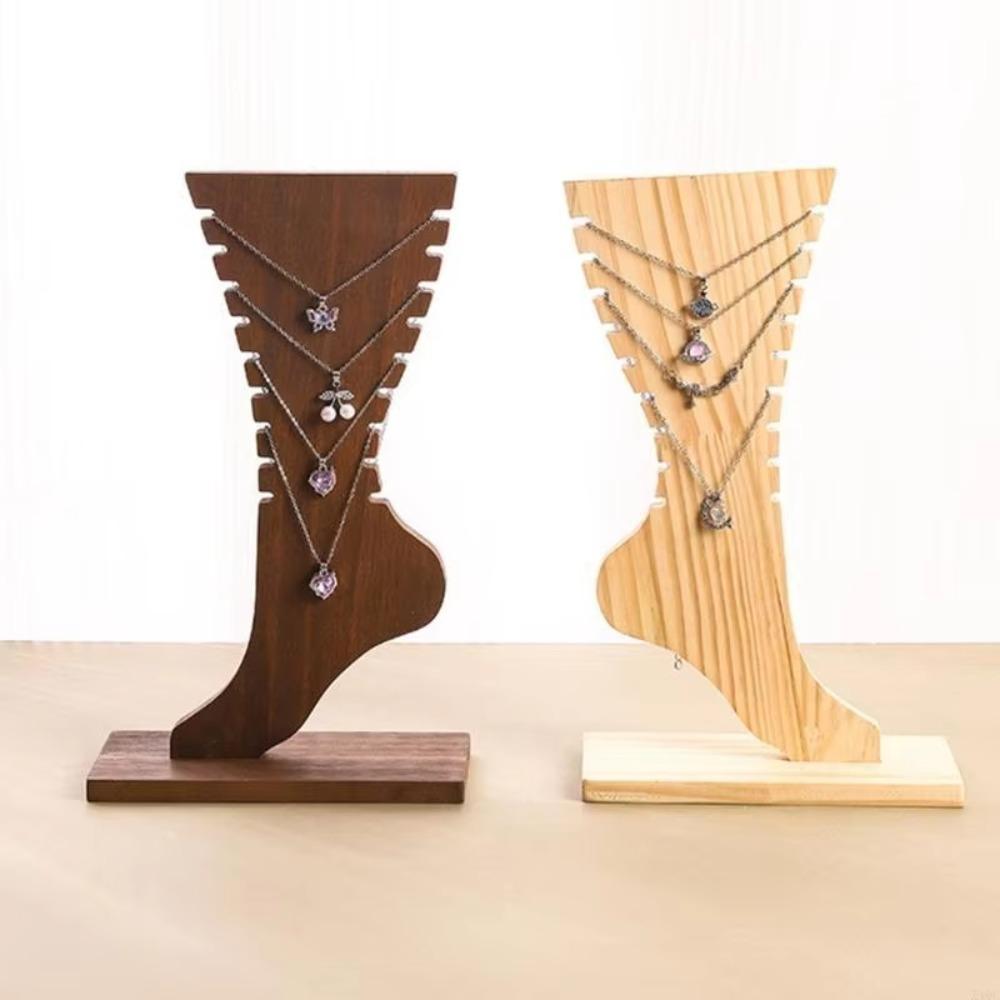 Large Capacity Fashion Jewelry Display Stand Foot Shaped Jewelry Display Props Tabletop