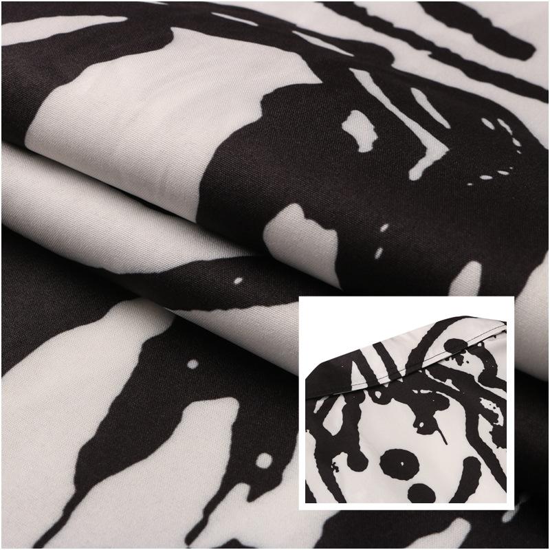 Смешная принтованная винтажная уличная мужская рубашка поступление летние рубашки для мужчин мужской топ