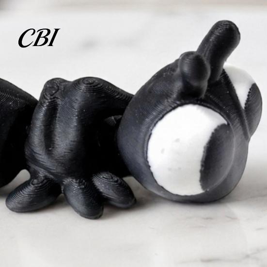 Durable 3D Printed Toy 2Pcs Ant Ornaments, Mini Cute Figurines, Big Figurine Eyes Desktop Decoration, Gift Idea & Photography Prop