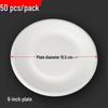 round paper plate - up to 3.5 inches diameter