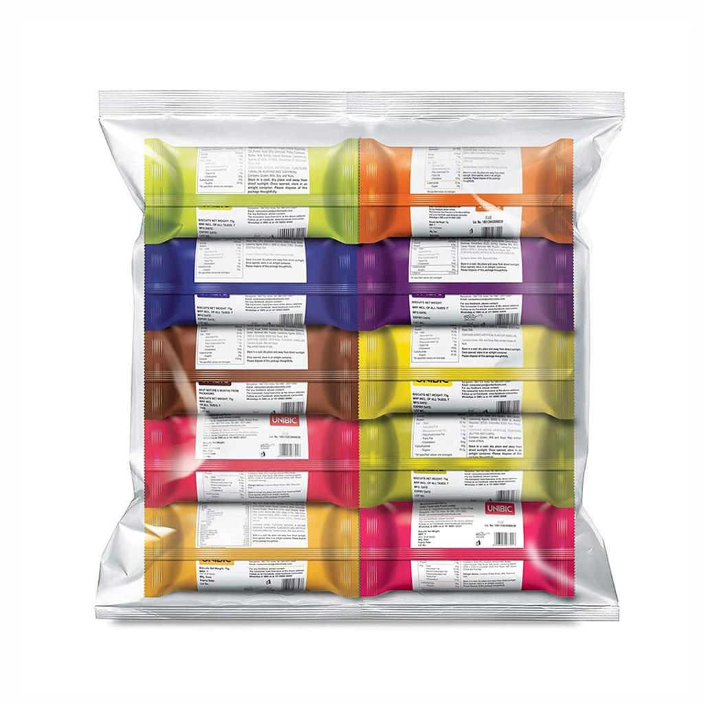 Unibic Assorted Cookies 75g (Pack of 10)