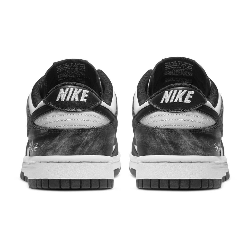 Nike Dunk Night Starlight Abrasion Resistant Low top Skateboard Shoes Unisex Black White DD1391-100(Team529-)