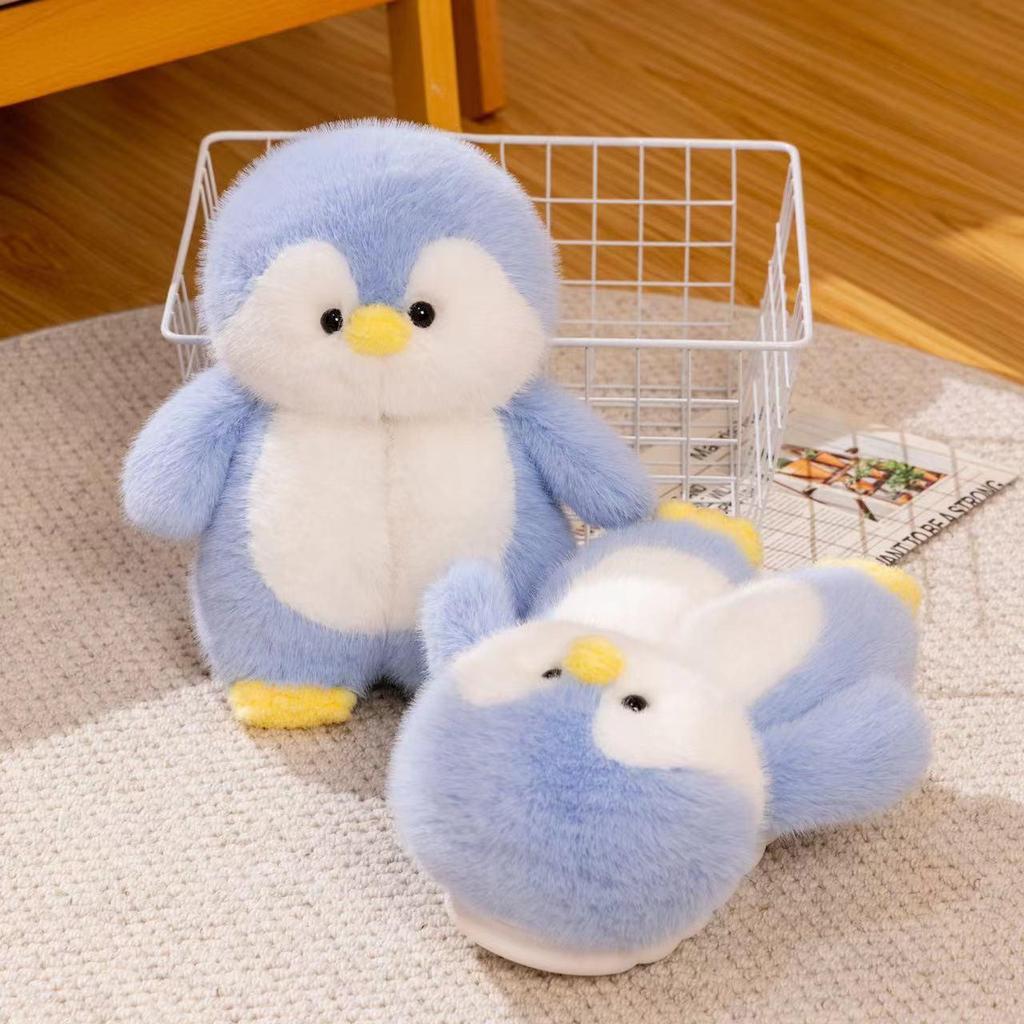 Women's Cozy Penguin Fuzzy Slippers - Non-Slip Soft Sole, Heel-Covered, Cotton House Shoes, Couple Style