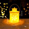 Nordic Christmas LED Lantern Ornaments - Creative Candle Lamp Decorations