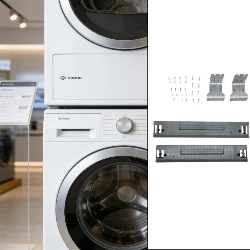 Space Optimizing Piling Set Direct current Most 27 Foot Wide Front Load Washer Dryer Twosomes for Easy Installation