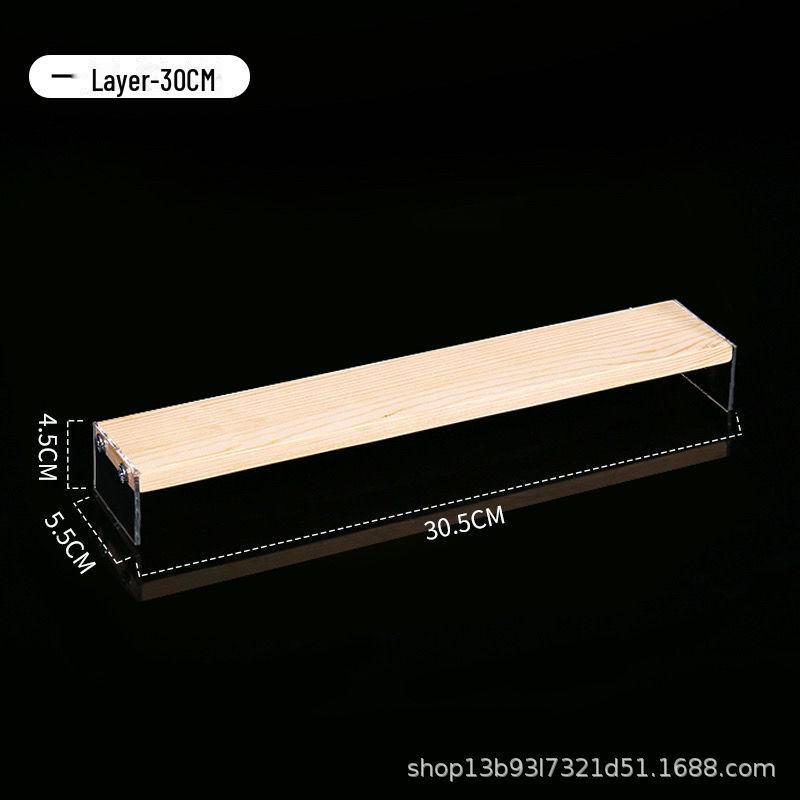 Acrylic Two-Tier Bubble Mart Doll Display Stand