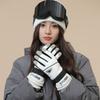 Keep Warm Snowboard Gloves Full Finger Mittens Soft Cycling Mittens Female/Girls