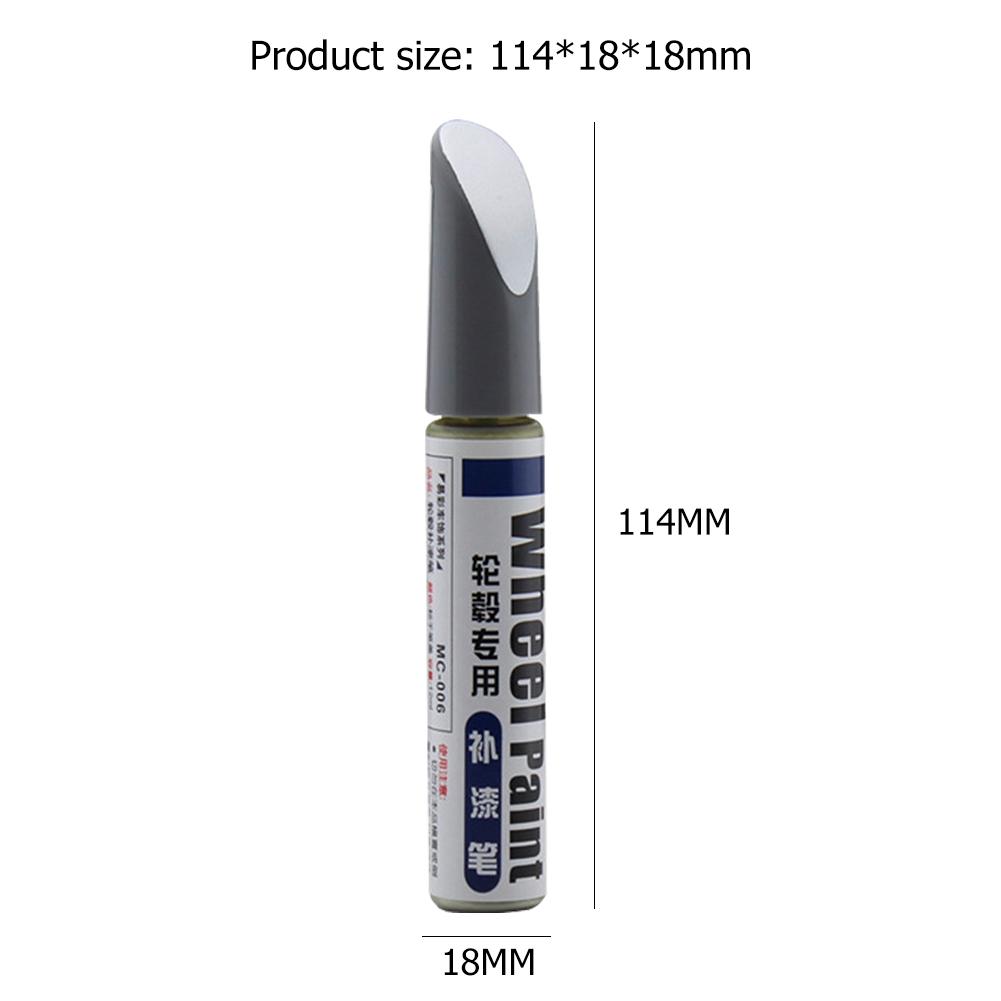1-5pcs Car Paint Scratch Repair Pen Waterproof Auto Wheel Spoke Rim Paint Marker Pen Brush Paint Tyre Care Car Accessories