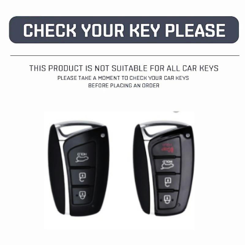 For Hyundai Grandeur HG Sedan Genesis G80 Santa Fe 3DM Grand SantaFe 2018 IX45 EQUUS Azera Leather Auto Key Shell Case Cover