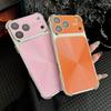 Электролитический блестящий чехол для телефона для IPhone Air 17 16 15 14 13 Pro Max Четырехугольная защита от падения Защита камеры