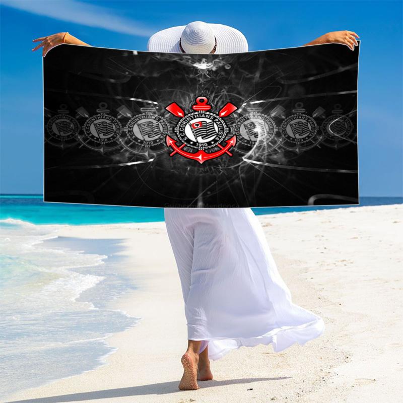 Corinthians Print Beach Towel, Large Soft Quick Dry Towel for Beach Camping Swimming