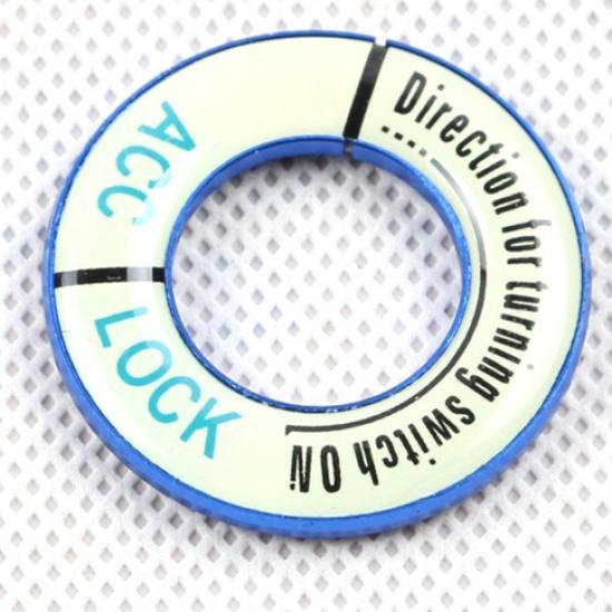 Автомобильное кольцо для ключей зажигания, декоративная отделка, светящиеся наклейки для Peugeot 208 301 307 308 2008 3008 5008, аксессуары