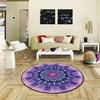 120/100/80/60 см круглый ковер, напольный коврик для йоги, украшение для гостиной, детская спальня, стул, коврики, ковер Мандала, нескользящий
